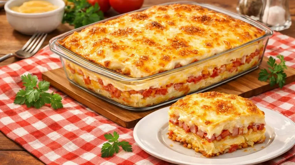 Imagem Torta de Batata Frita do artigo 8 anos do Sabores do Brasil: Torta de Batata Frita