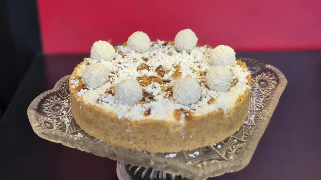 Imagem torta de coco com amendoas do artigo Torta de Coco com Amêndoas - Sabor de Vida