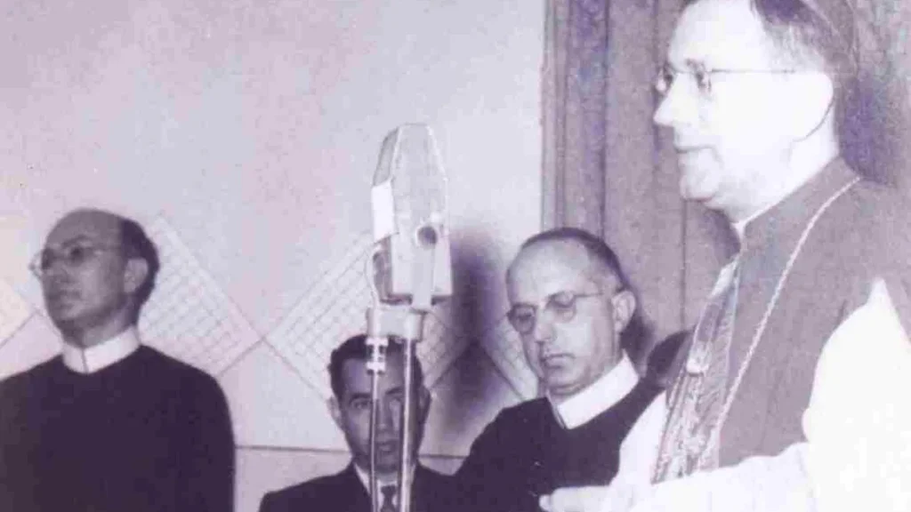Cerimônia de Bênção e inauguração da Rádio Aparecida em 08 de setembro de 1951