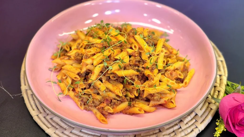 Imagem macarrao a bolonhesa sdv do artigo Penne à Bolonhesa - Sabor de Vida