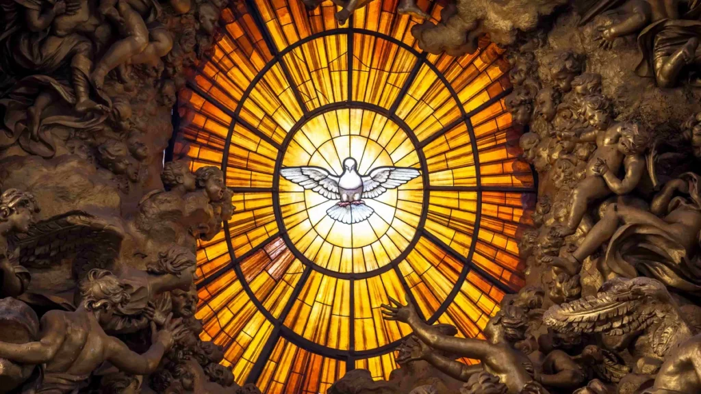 Imagem espirito santo Bernini Basilica de Sao Pedro do artigo Domingo com o Senhor: “não vos deixarei órfãos”