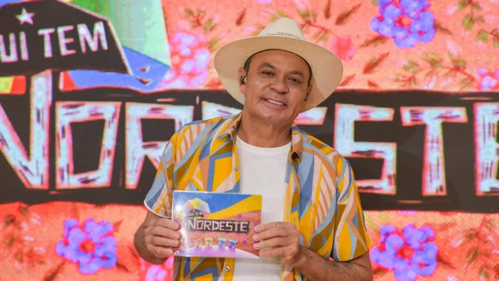 Imagem Frank Aguiar Davi Barbosa TV Aparecida 1 do artigo Rastapé e Adryana Ribeiro animam o Aqui Tem Nordeste