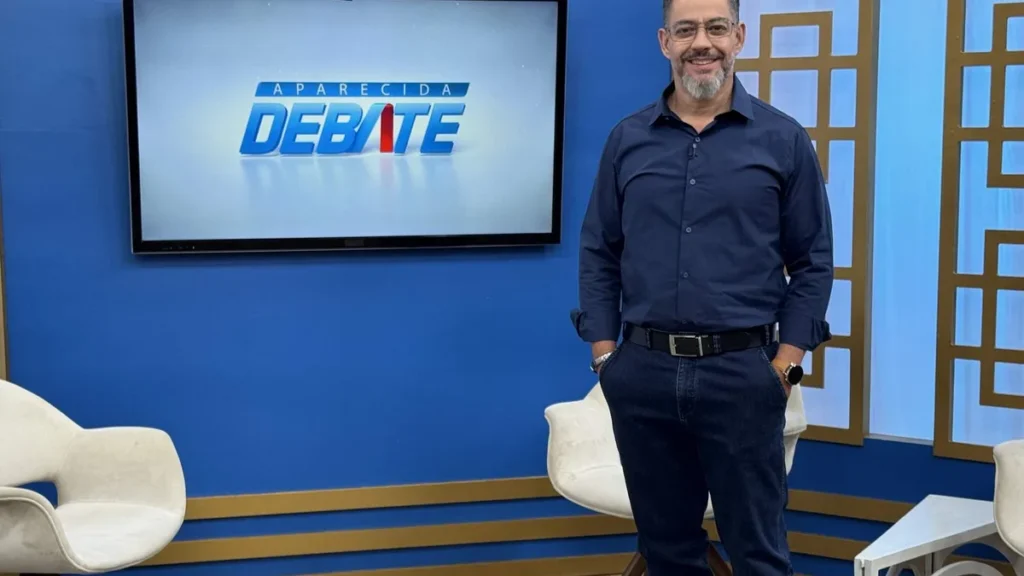 Imagem APD 1905 Cleyson Martins TV Aparecida 1 Ea do artigo Aparecida Debate discute a importante participação da Igreja nas eleições