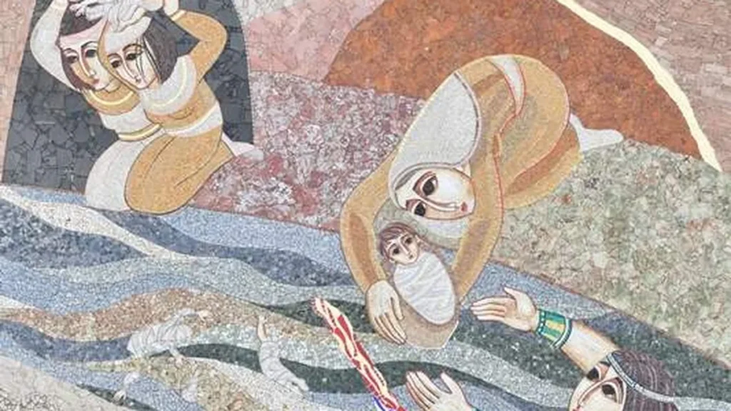 Imagem Moises salvo das aguas do artigo Deus põe-se a agir – Moisés salvo das águas