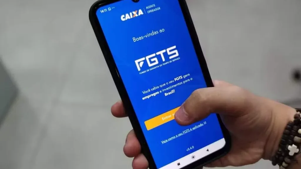 Imagem Caixa antecipas saque do FGTS do artigo Desenrola 2.0 leva 1,4 milhão ao aplicativo do FGTS