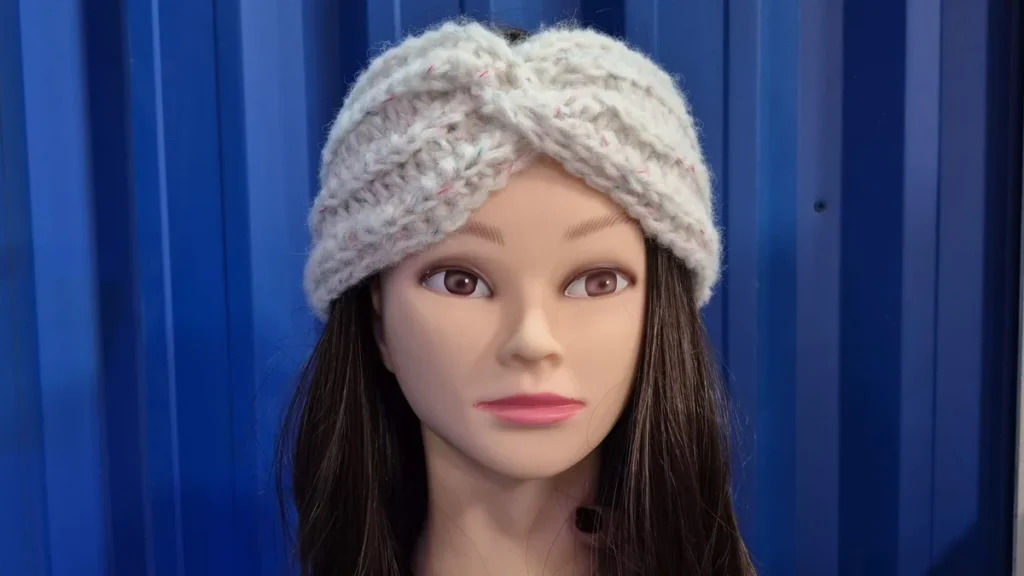 Imagem faixa de croche faca do artigo Faixa de Cabelo em Crochê - Faça Você Mesmo
