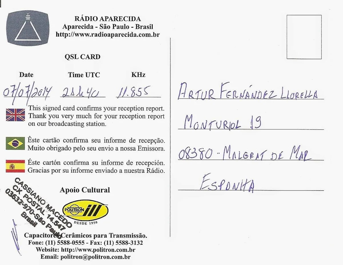 Arquivo/Rádio Aparecida