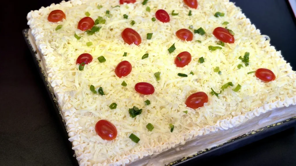 Imagem bolo salgado sabor de vida do artigo Bolo Salgado - Sabor de Vida
