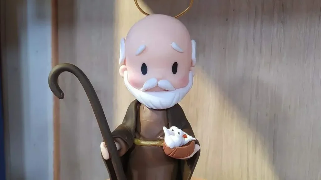 Imagem sao joaquim do artigo São Joaquim em Biscuit - Faça Você Mesmo